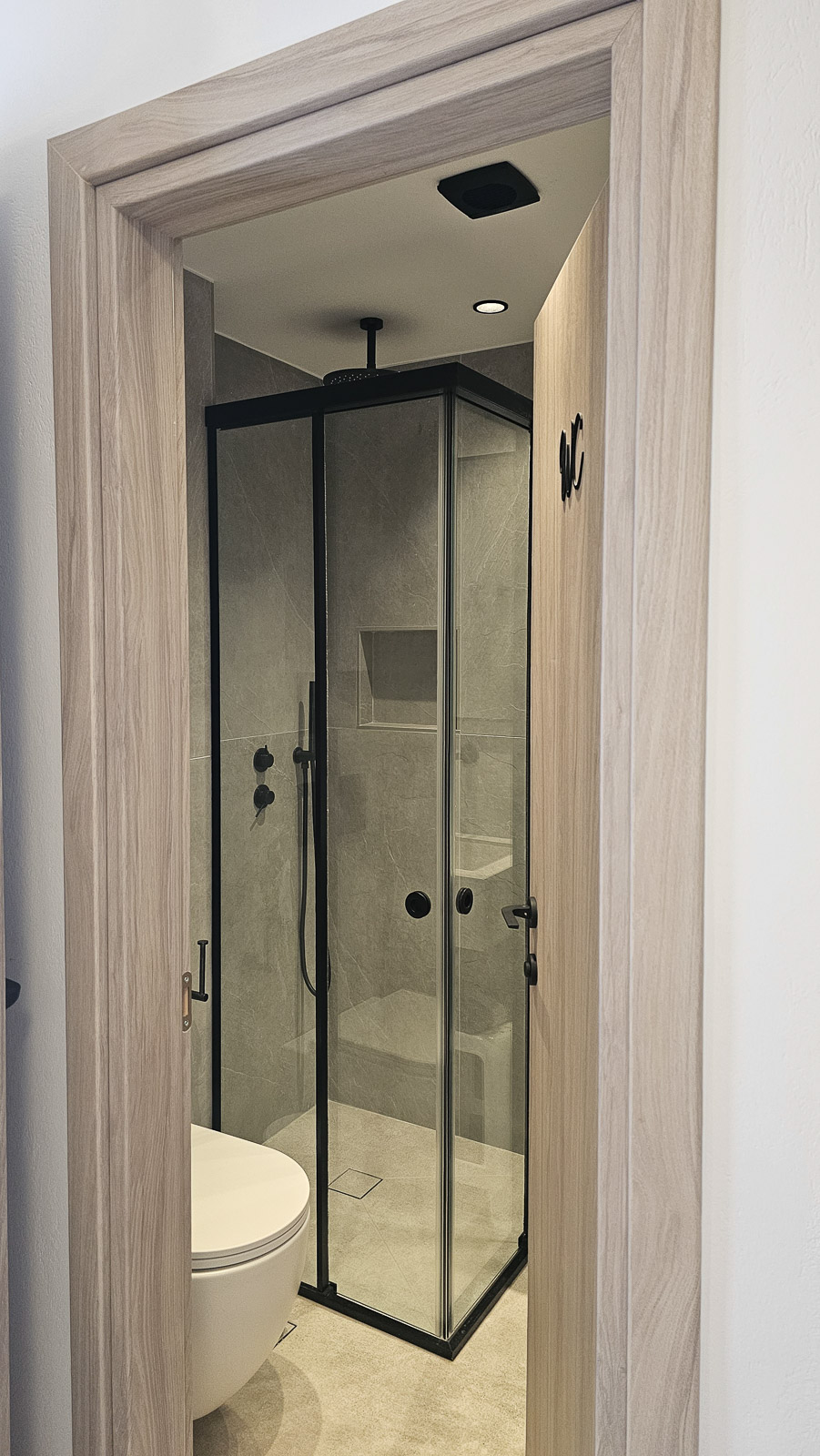 Private bathroom with shower